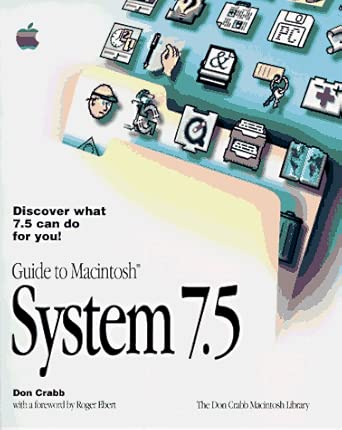the system 7 5 book for mac users 1st edition don crabb 156830109x, 978-1568301099