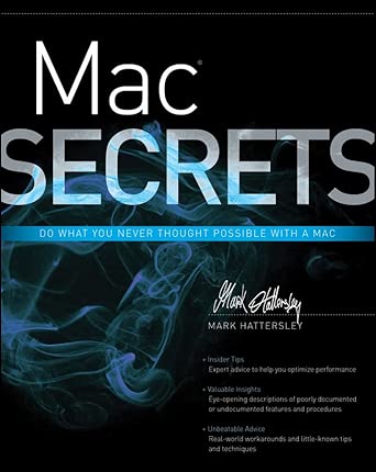 mac secrets 1st edition mark hattersley 0470637889, 978-0470637883