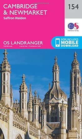 cambridge newmarket and saffron walden 1st edition ordnance survey 0319262529, 978-0319262528