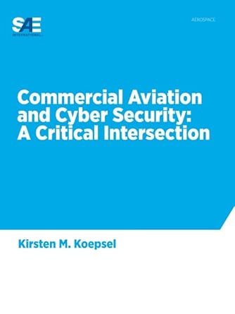 commercial aviation and cyber security a critical intersection 1st edition kirsten m koepsel 076808279x,