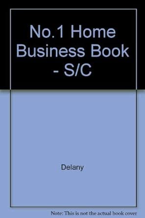 no 1 home business book s/c 1st edition delany 0830630228, 978-0830630226