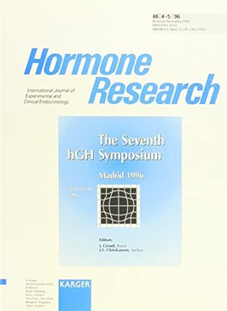 hgh symposium 7th symposium madrid april 1996 special topic issue hormone research 1996 vol 46 no 4 5 1st