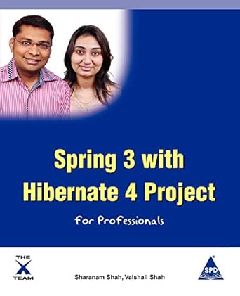 spring 3 with hibernate 4 project for professionals 1st edition sharanam shah ,vaishali shah 1619030489,