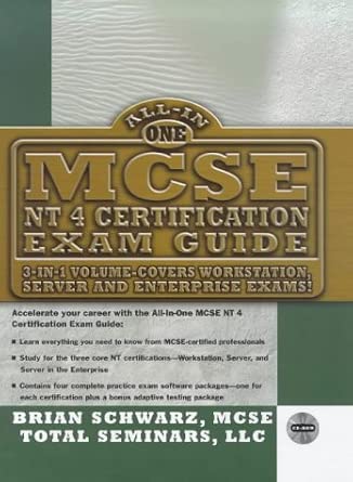 mcse core nt4 certification exam guide 1st edition brian langan ,etc ,john mitchell ,mark cates 0079137393,