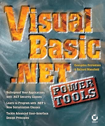 visual basic net power tools 1st edition evangelos petroutsos ,richard mansfield 0782142427, 978-0782142426
