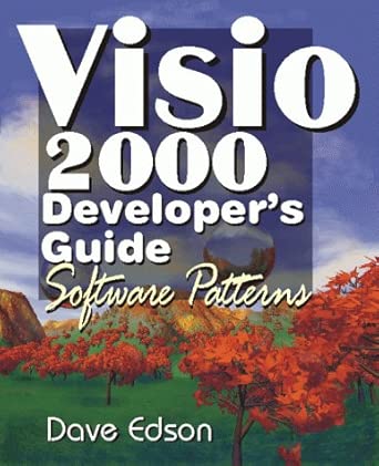 visio 2000 developers guide software patterns 1st edition dave edson 1556227388, 978-1556227387
