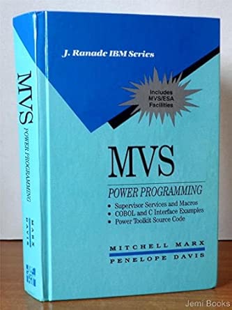 mvs power programming supervisor services and macros 1st edition mitchell marx ,penelope davis 0070407630,