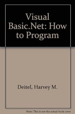 vis basic net howandvis basic net02 stncp 1st edition harvey m deitel ,paul j deitel ,tem r nieto 0131087282,