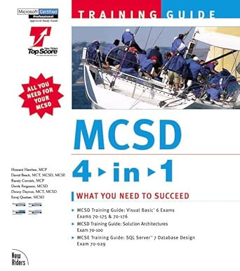 bundle mcsd training guide 4 in 1 1st edition howard hawhee ,david besch ,denny dayton ,derek ferguson