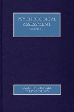 psychological assessment 1st edition gregory j boyle 0857022709, 978-0857022707