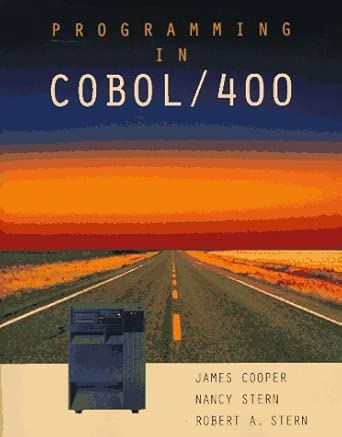programming in cobol/400 1st edition james cooper ,nancy b stern ,robert a stern 0471127221, 978-0471127222