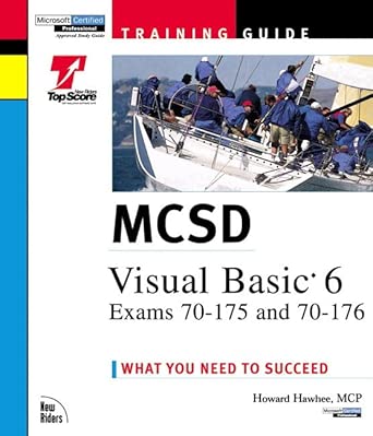 mcsd training guide visual basic 6 exams 1st edition howard hawhee 0735700028, 978-0735700024