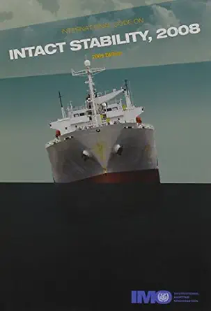 international code on intact stability 2008 1st edition international maritime organization 9280115065,