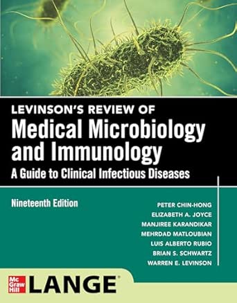 levinsons microbiology and immunology 1st edition brian schwartz ,peter chin hong ,elizabeth a joyce ,mehrdad