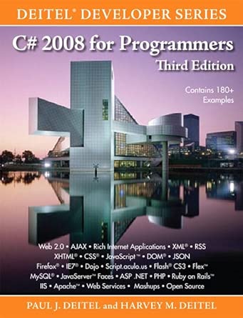 c# 2008 for programmers 1st edition paul j deitel ,harvey m deitel 0137144156, 978-0137144150