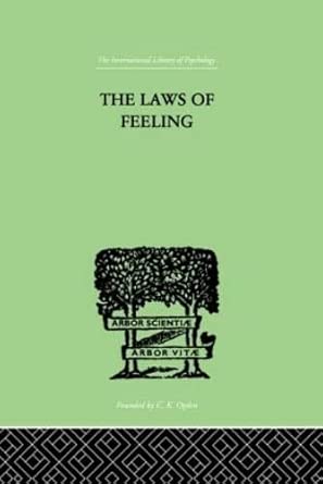 the laws of feeling 1st edition f paulhan 0415210798, 978-0415210799