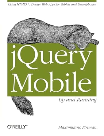 jquery mobile up and running 1st edition maximiliano firtman 1449397654, 978-1449397654