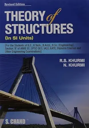 theory of structures 1st edition rs khurmi n khurmi 8121905206, 978-8121905206