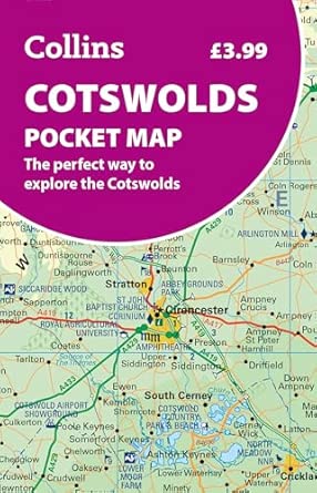 cotswolds pocket map the perfect way to explore the cotswolds 1st edition collins maps 0008780390,
