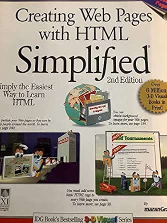 creating web pages with html simplified 1st edition ruth maran 0764560670, 978-0764560675