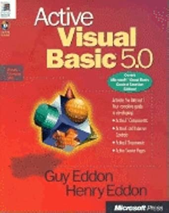 active visual basic 5 0 1st edition g eddon 1572315121, 978-1572315129