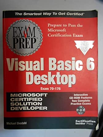 mcsd visual basic 5 exam cram 1st edition michael ekedahl 1576102602, 978-1576102602