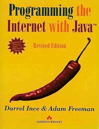 programming internet with java 1st edition ince darrel ,freeman adam 0201398443, 978-0201398441