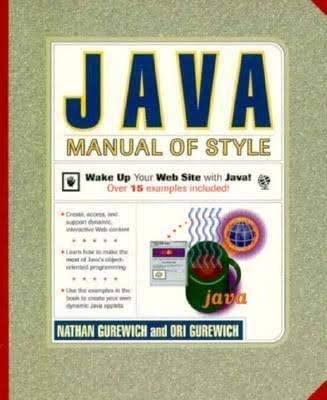 java manual of style 1st edition ziff davis press development group 156276408x, 978-1562764081
