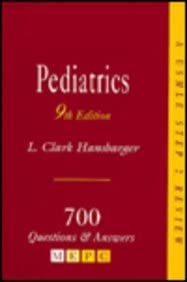 medical examination review of pediatrics 1st edition l clark hansbarger 083856223x, 978-0838562239
