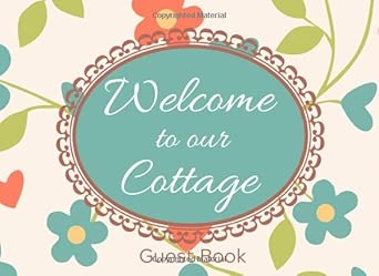 welcome to our cottage guest book sign in book for visitors 1st edition jennifer l gee 1077953313,