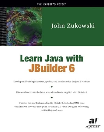 learn java with jbuilder 6 1st edition john zukowski 1893115984, 978-1893115989