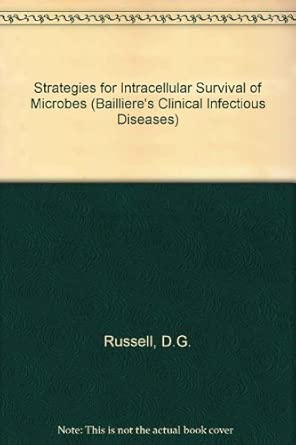 strategies for intracellular survival of microbes 1st edition d g russell 0702018643, 978-0702018640
