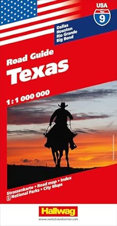 texas mit dallas houston rio grande big bend inkl stadtpla ne ortsverzeichnis und reiseinformationen 1st