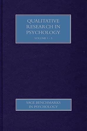 qualitative research in psychology 1st edition brendan gough 1446282333, 978-1446282335