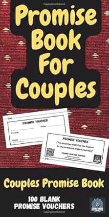 promise book for couples couples promise book with 100 blank promise vouchers 1 1st edition peace and love