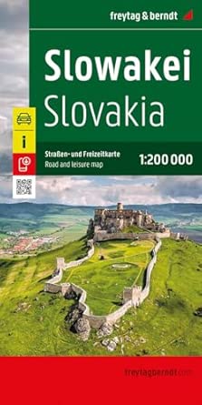 slowakei 1 200 000 scale 7501 1st edition freytag berndt 370792288x, 978-3707922882