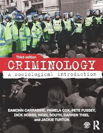 Criminology A Sociological Introduction
