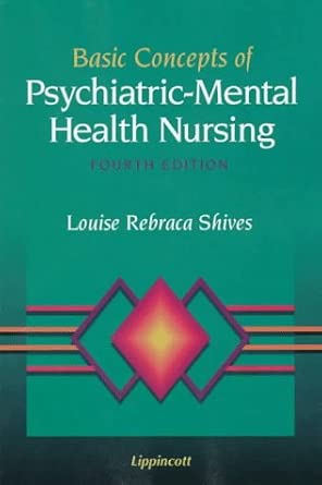 Basic Concepts Of Psychiatric Mental Health Nursing