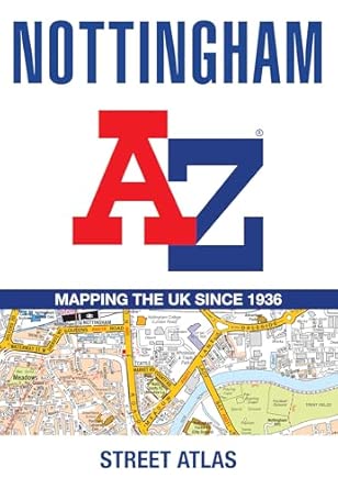nottingham a z street atlas 1st edition a z maps 0008787115, 978-0008787110
