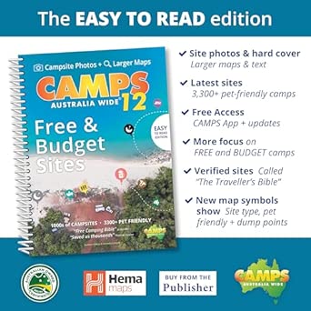 camps australia wide 12 b4 campingfa 1/4hrer australien mit fotos 1st edition michelle gilmore ,heatley