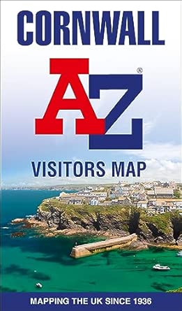 cornwall a z visitors map 1st edition a z maps 0008653119, 978-0008653118