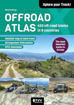 offroad atlas 450 off road tracks in 9 countries 1st edition martin schempp 396599073x, 978-3965990739