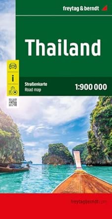 thailande infos innenstadtplan ak 184 1st edition freytag berndt 3707922618, 978-3707922615