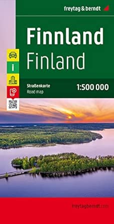 finland wegenkaart 1 500 000 ak 6401 1st edition freytag berndt 3707905799, 978-3707905793
