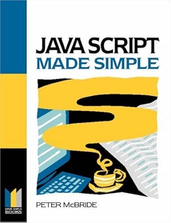 javascript made simple 1st edition p k mcbride 0750637978, 978-0750637978