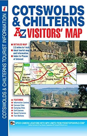 cotswolds and chilterns a z visitors map 1st edition geographers\\\\\\\' a z map co ltd 1782570330,