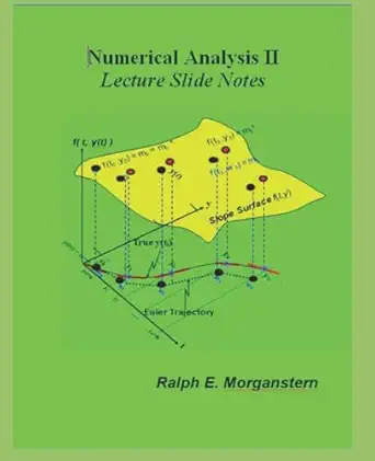 numerical analysis ii lecture slide notes 1st edition ralph e morganstern 1503071154, 978-1503071155