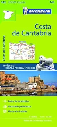 mapa zoom costa de cantabria 143 1st edition michelin 2067218050, 978-2067218055
