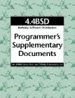 4 4bsd programmers supplementary documents 1st edition berkeley 1565920791, 978-1565920798