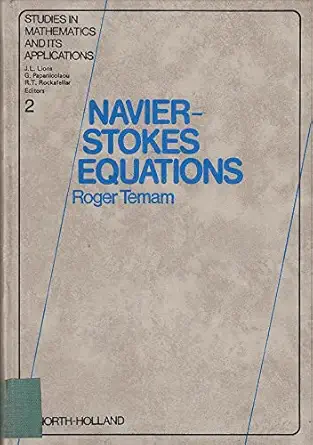 navier stokes equations 1st edition roger temam 0720428408, 978-0720428407